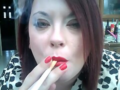 BBW Tina Smokes & Wants You To Cum! - JOI Mistress Fetish