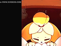 Animal Crossing Isabelle Sucking the Mayor'_s Hard Cock